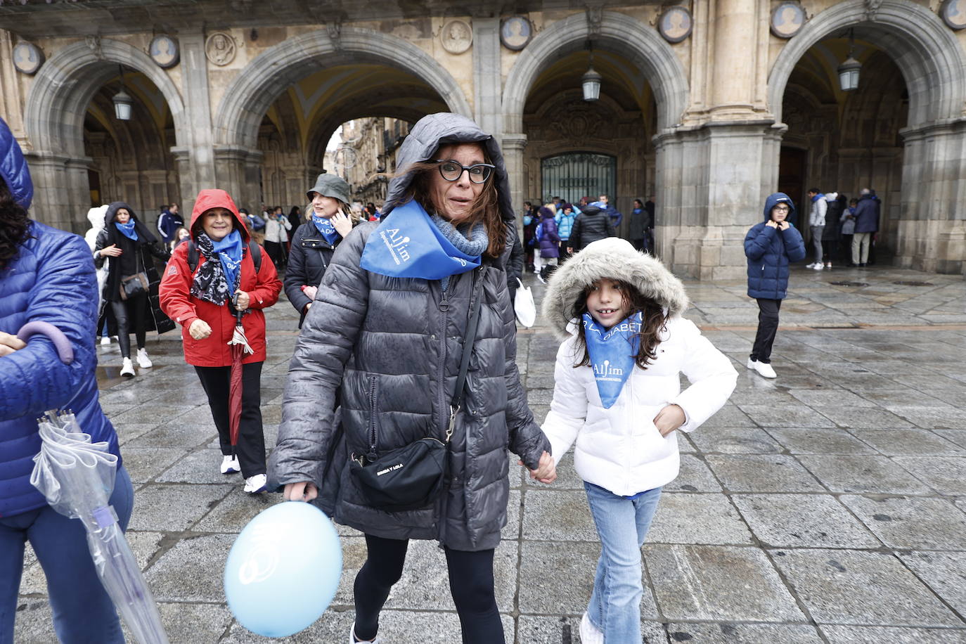 La marcha por la diabetes en Salamanca, en imágenes