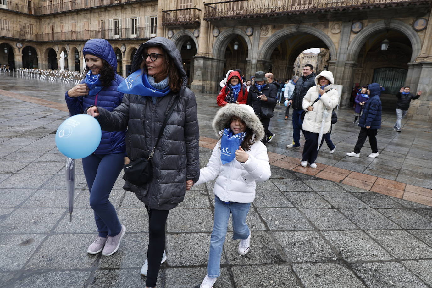 La marcha por la diabetes en Salamanca, en imágenes