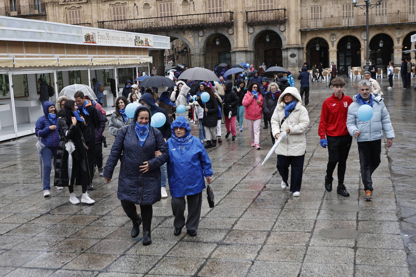 La marcha por la diabetes en Salamanca, en imágenes