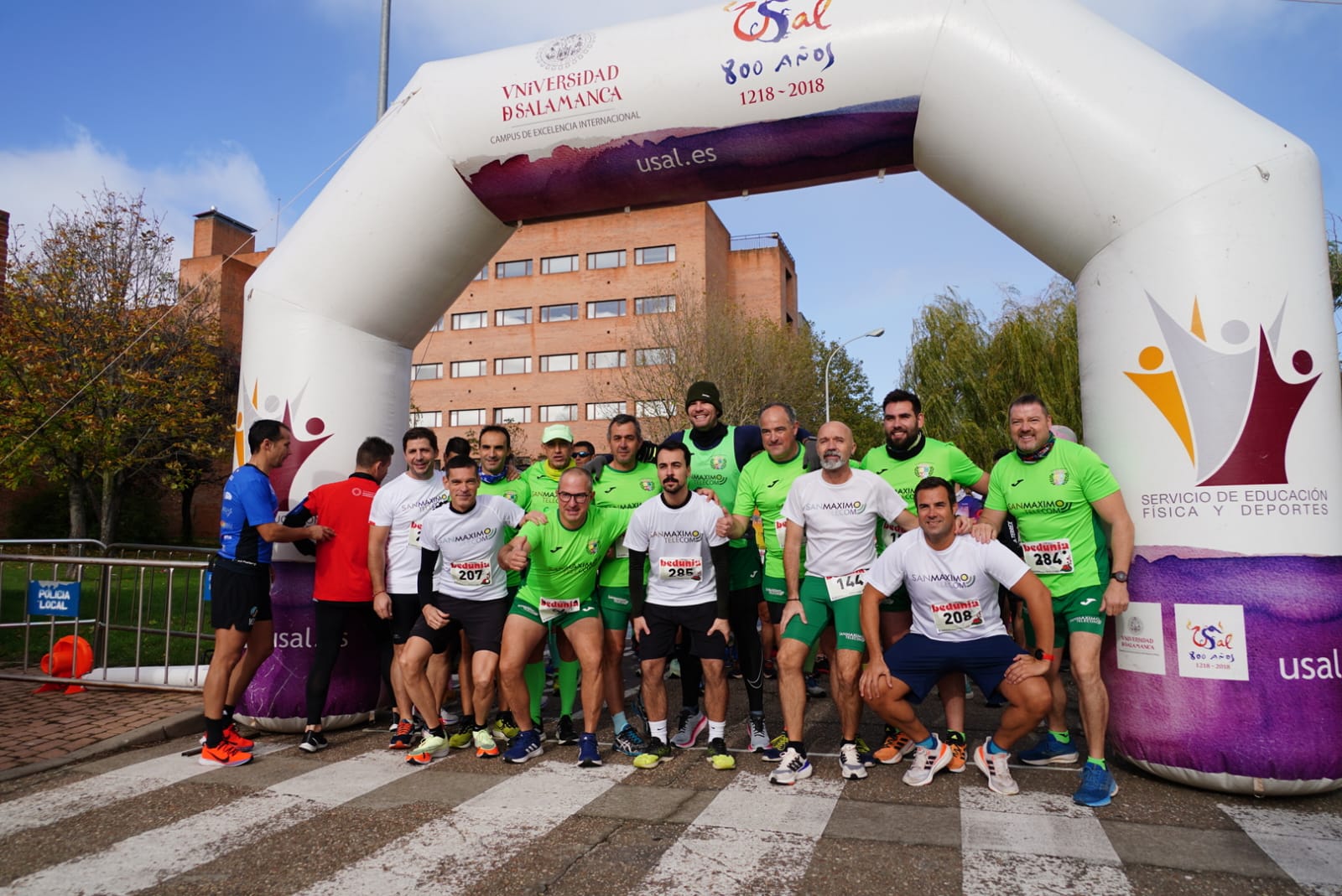 Salamanca corre &quot;sin resistencias&quot; junto a la Facultad de Farmacia