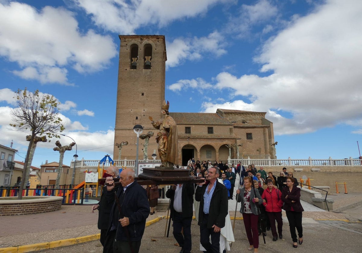 Procesión en honor a San Martín en 2022.