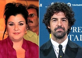 Cristina Blanco y su hijo Miguel Ángel Muñoz.