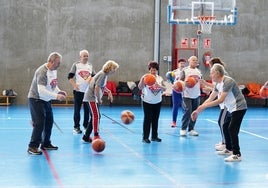 Participantes en el Programa Supersenior de Baloncesto