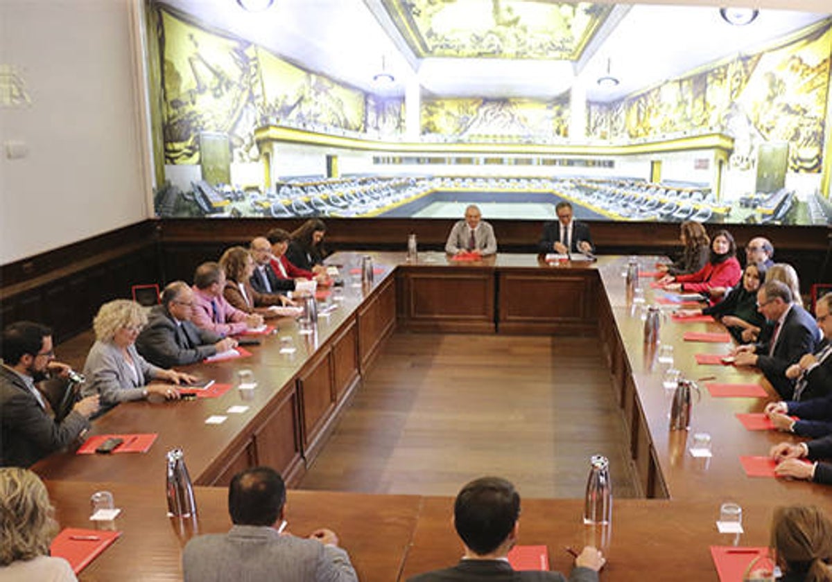 Reunión entre Universidad de Salamanca y Ayuntamiento.