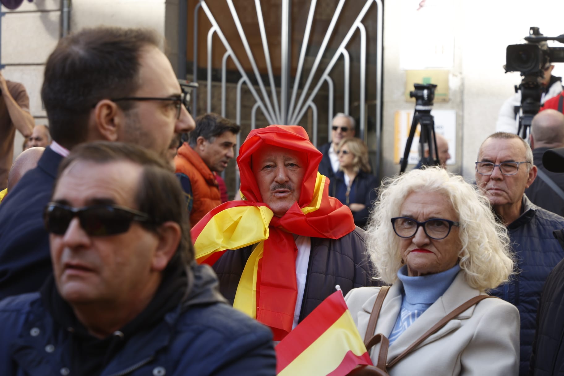 La manifestación contra la amnistía en Salamanca, en imágenes