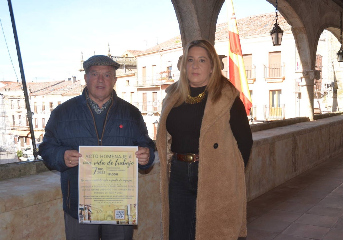 Los concejales José Manuel Jerez y Ana María Castaño.