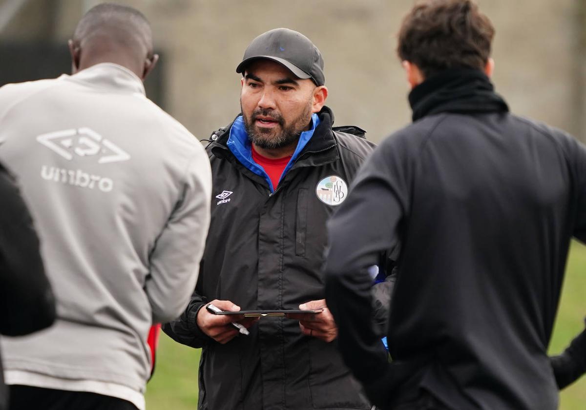 Chiapas, en un entrenamiento de la plantilla.