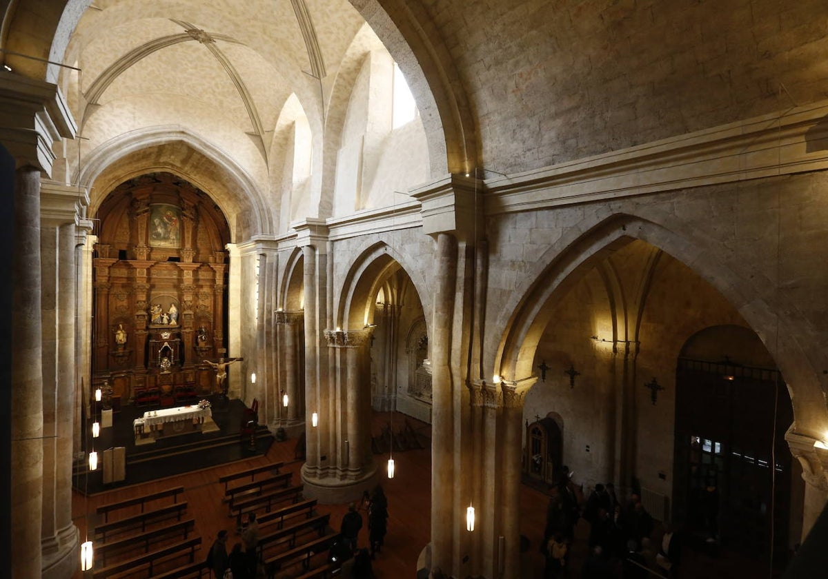 La iglesia de San Martín, vista desde el coro.