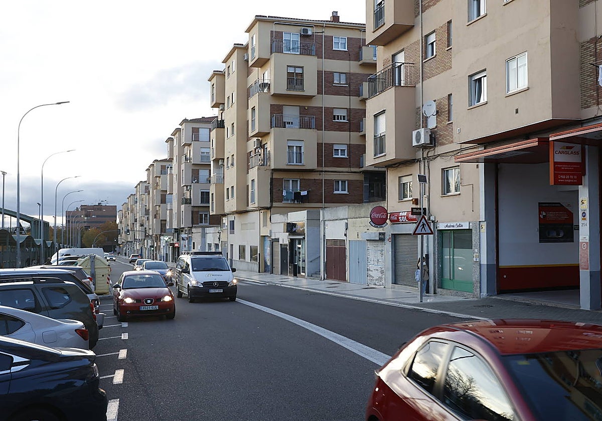 Lugar donde fue encontrada la víctima malherida.
