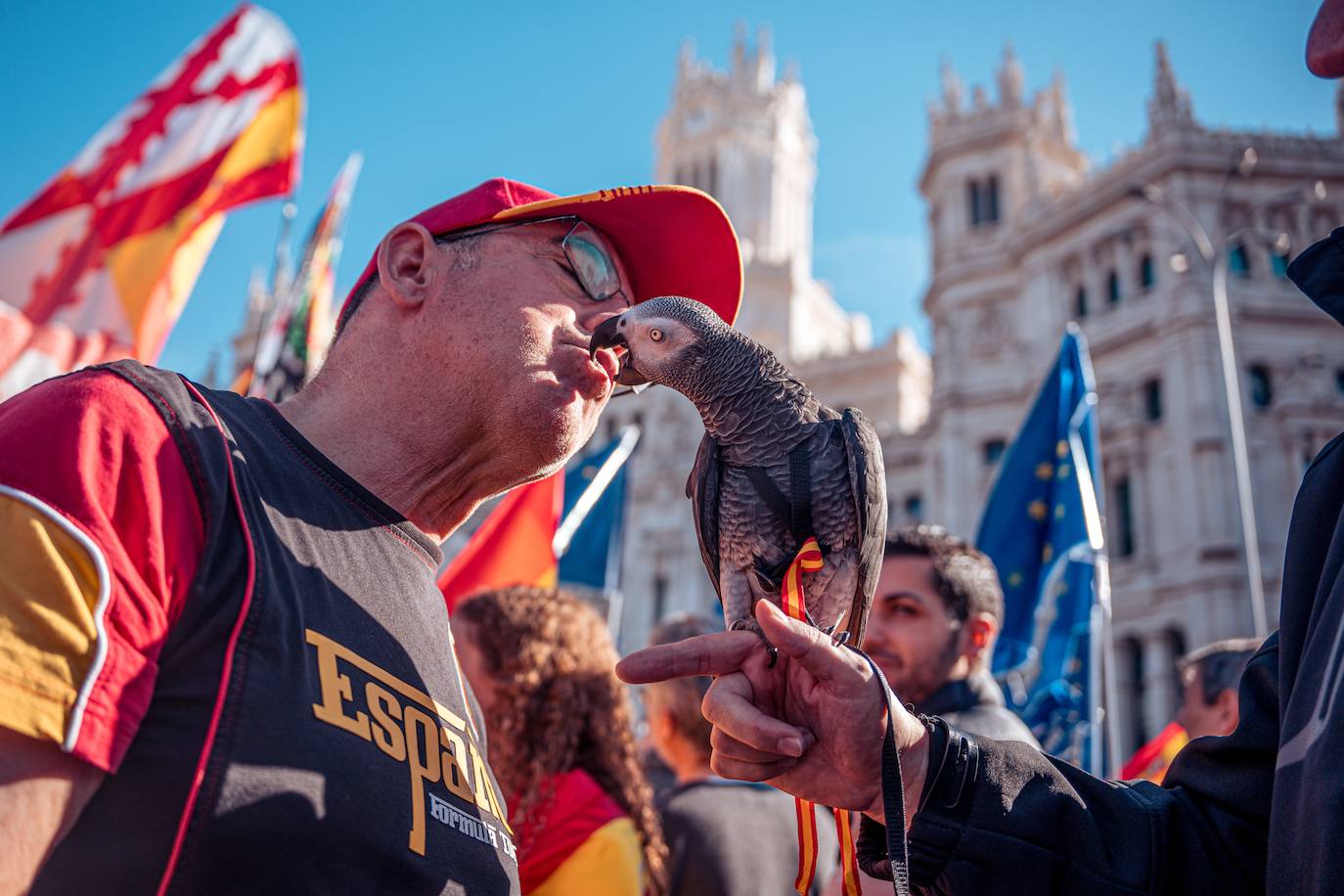 Un millón de personas se manifiestan contra la amnistía en Cibeles según los organizadores