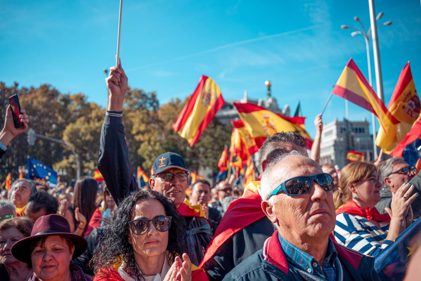 Un millón de personas se manifiestan contra la amnistía en Cibeles según los organizadores