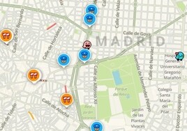 Mapa de Waze.