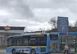 Imagen del autobús municipal de Béjar, que se averió de nuevo el martes.