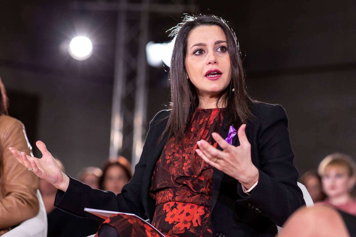 Inés Arrimadas, durante un acto.