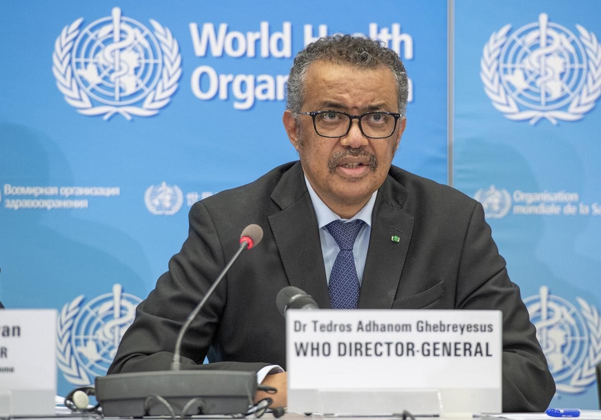 El director general de la OMS, Tedros Adhanom Ghebreyesus.