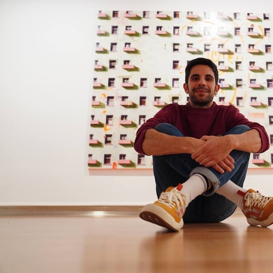 Francisco Mayor con su exposición del DA2