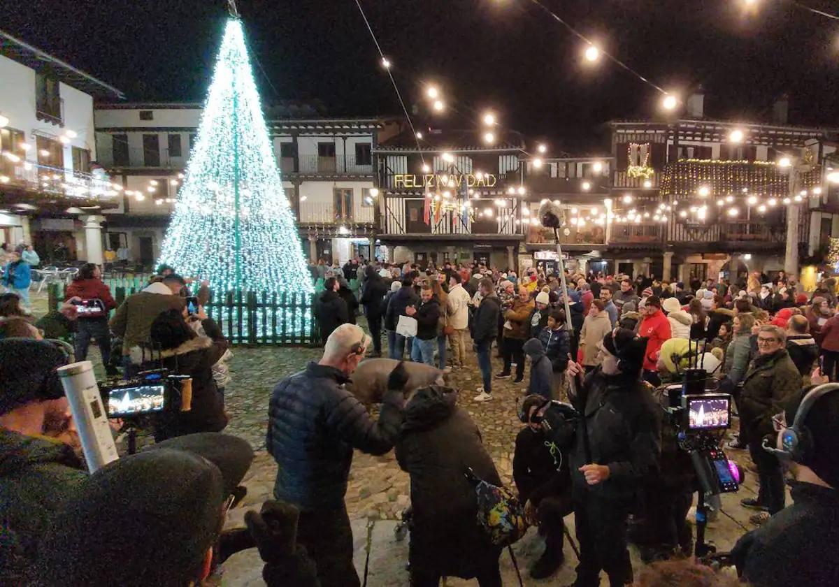 ¿Ganará La Alberca el concurso de iluminación navideña?