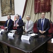 Ángel González, Gustavo Santos, Ricardo Rivero, Carlos García Carbayo y Juan Carlos Zaballos.