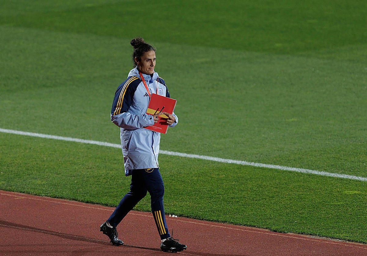 Montse Tomé, entrenadora de la selección española femenina de fútbol.