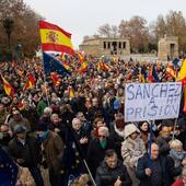 Así fue la tercera protesta del PP contra Sánchez en Madrid