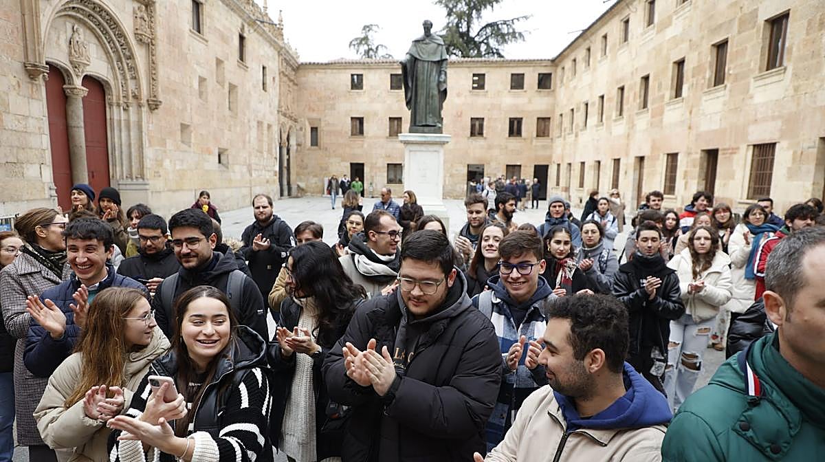El manifiesto de los universitarios para protestar por las conexiones ferroviarias de Salamanca