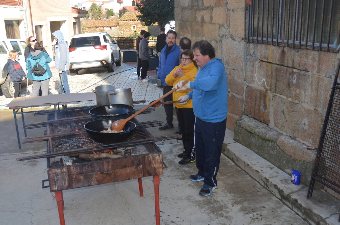 De matanza y degustaciones en Saucelle