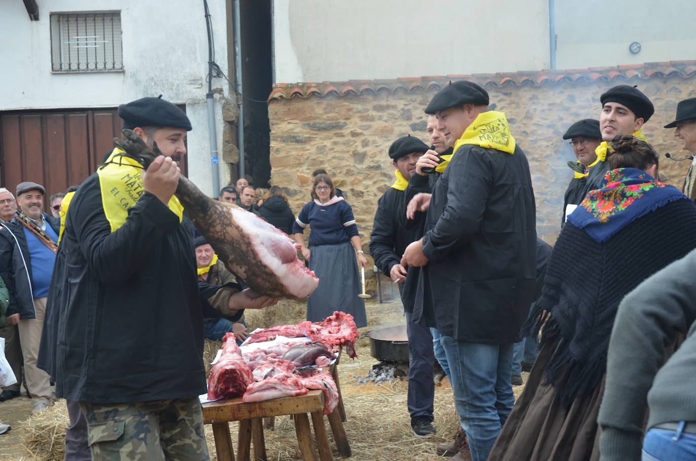 El Cabaco festeja la matanza tradicional