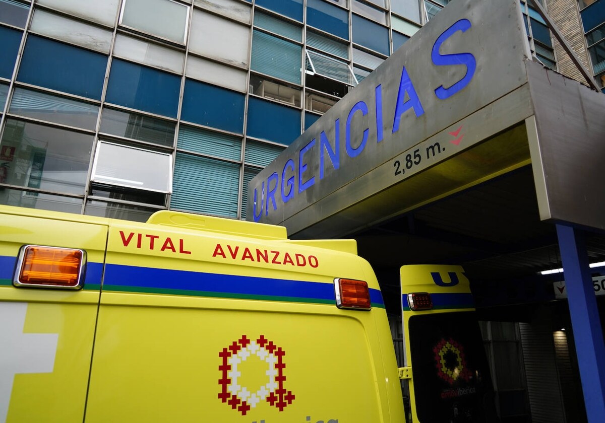 El octogenario fue evacuado al Hospital de Salamanca.