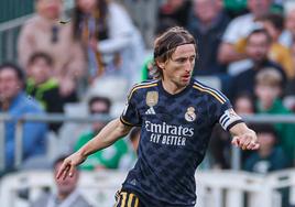 Modric, en el Benito Villamarín.