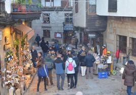 Entorno de la Plaza Mayor de La Alberca, corazón del evento.