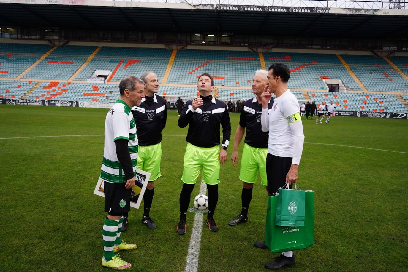 Las mejores imágenes del partido entre la extinta UDS y el Sporting de Portugal