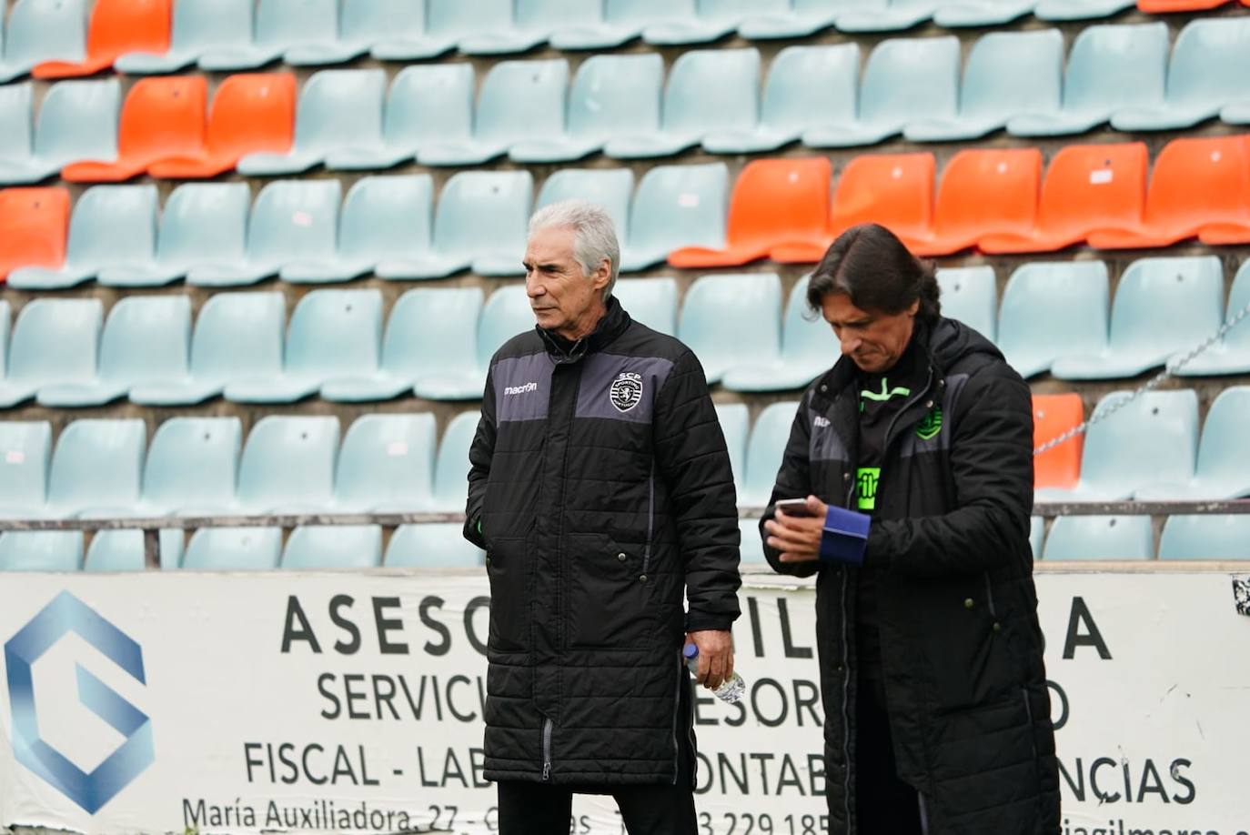 Las mejores imágenes del partido entre la extinta UDS y el Sporting de Portugal