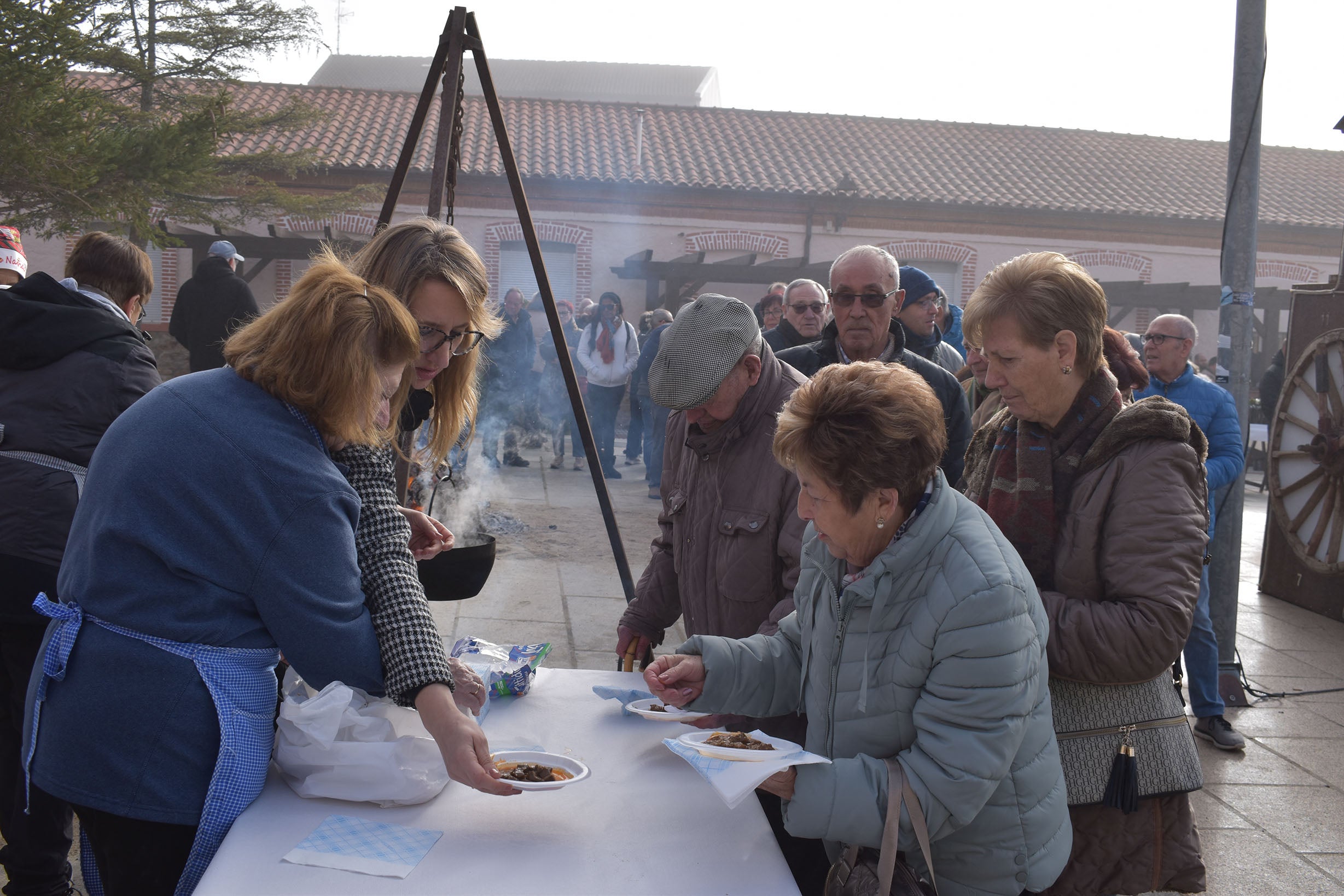 Galinduste celebra la matanza con un invitado muy famoso y más de 400 personas