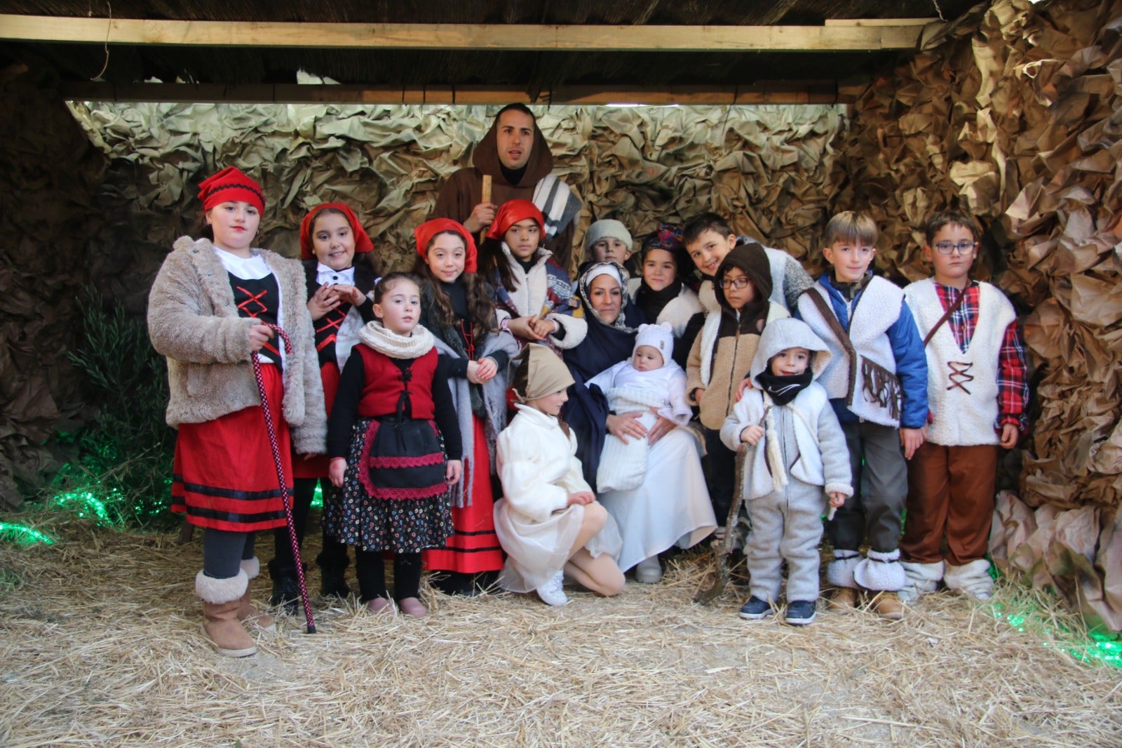 Navidad cargada de tradición con los primeros belenes vivientes