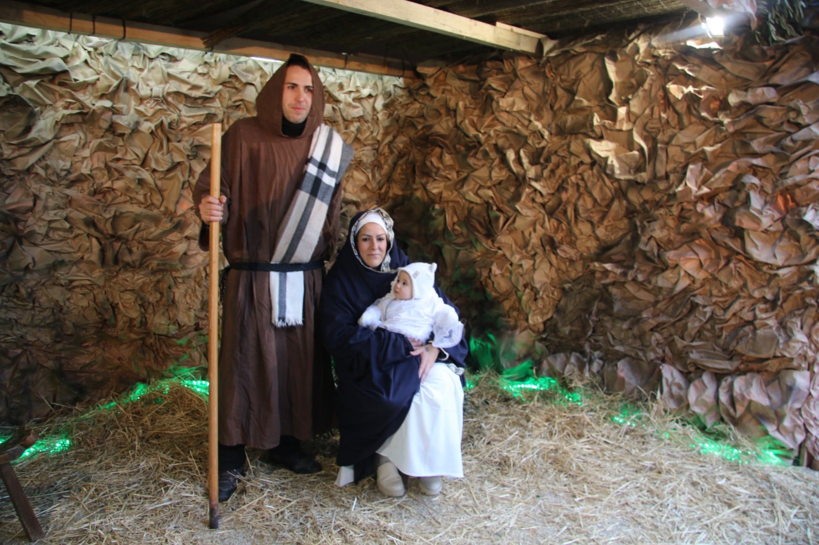 Navidad cargada de tradición con los primeros belenes vivientes