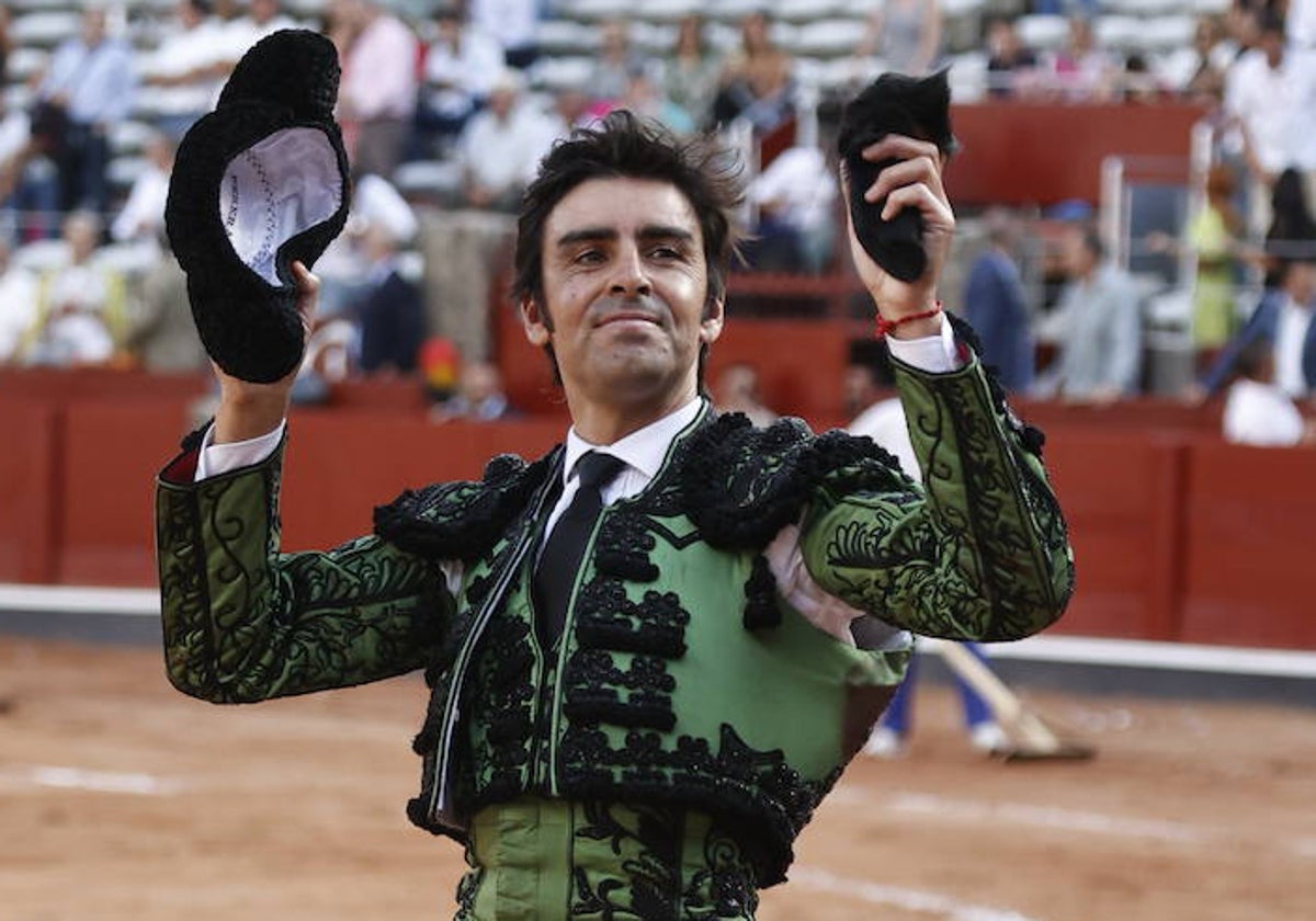 Miguel Ángel Perera, en La Glorieta durante la pasada Feria.