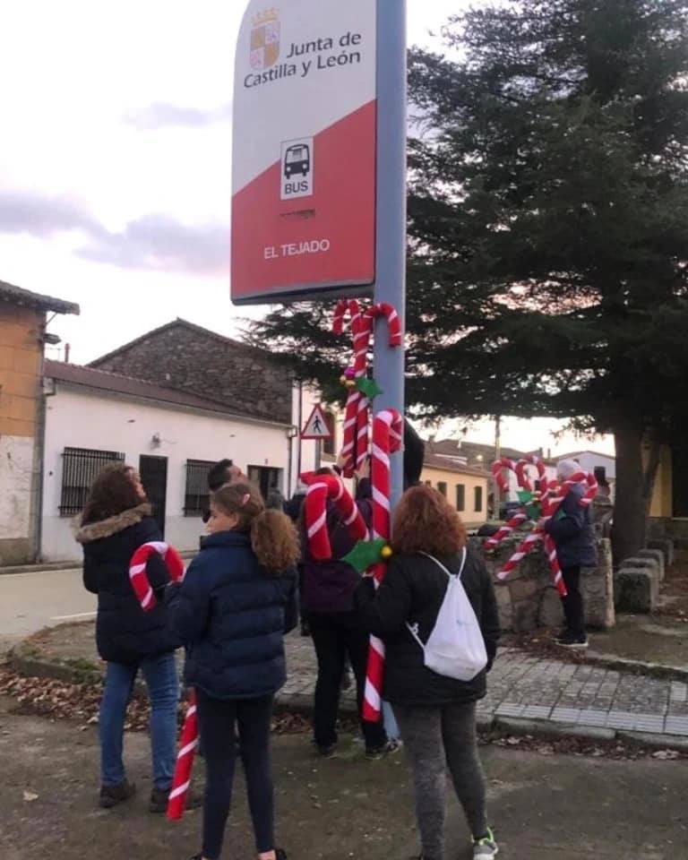 Los vecinos de El Tejado se vuelcan con la Navidad