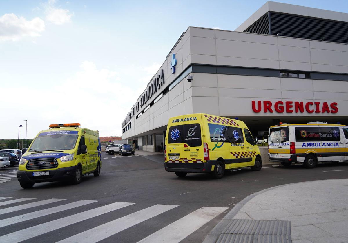 Una mujer evacuada al Hospital tras volcar su coche en Puerto de Béjar