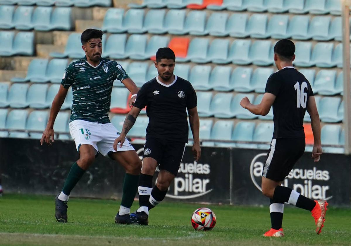 Una imagen del partido de la presentación del Salamanca UDS contra el Guijuelo.