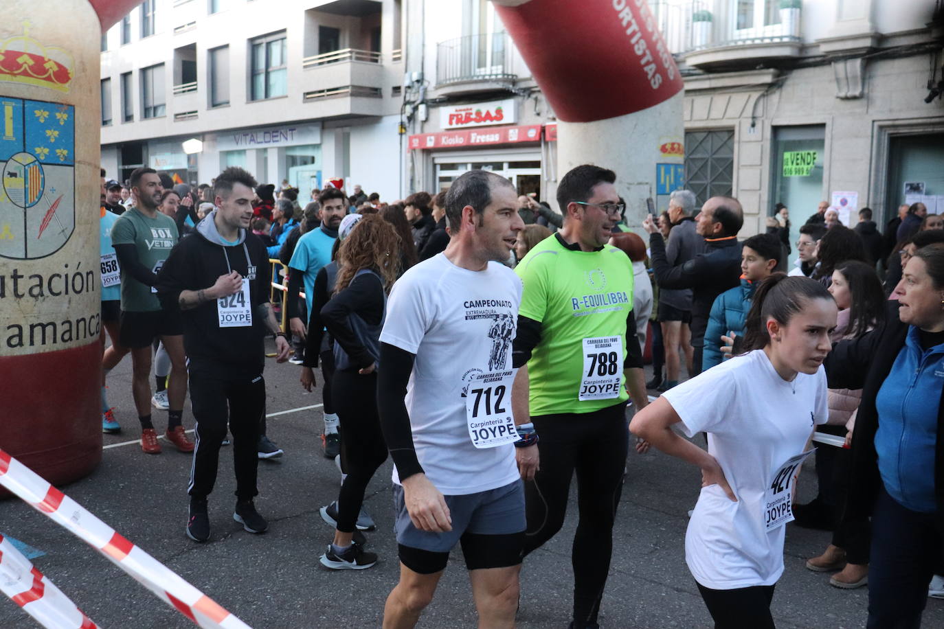 La carrera del pavo llena Béjar con más de 900 corredores