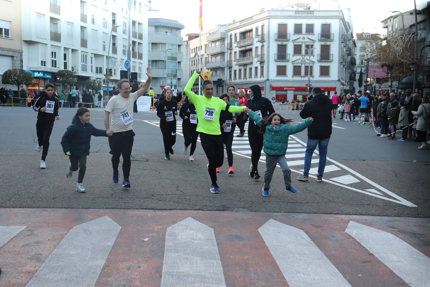 La carrera del pavo llena Béjar con más de 900 corredores
