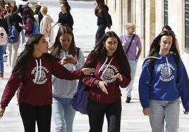 Alumnos de la Universidad de Salamanca.