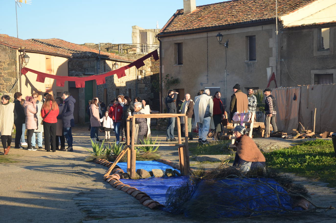 Belén viviente con aire medieval en San Felices de los Gallegos