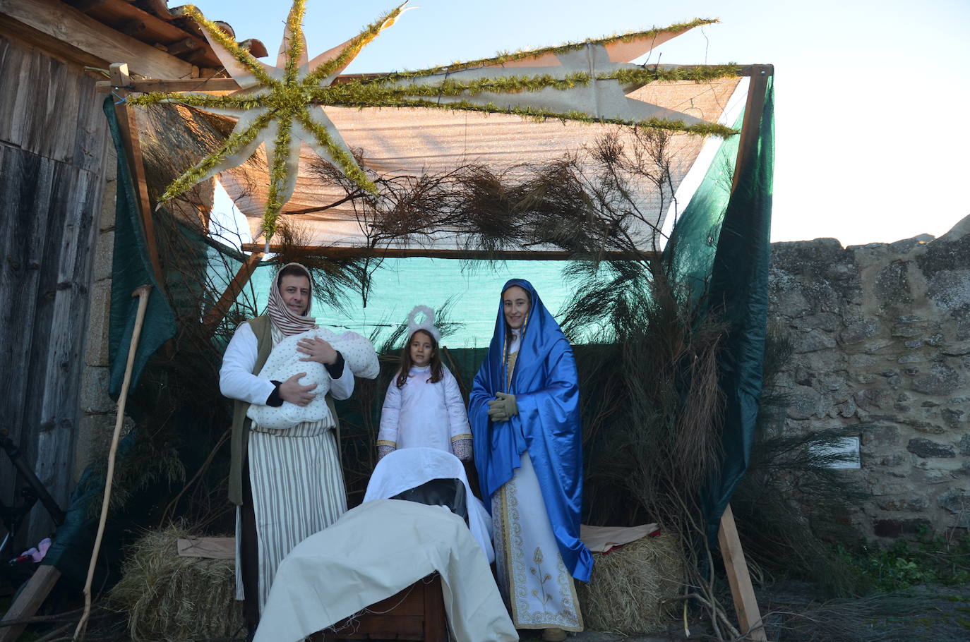 Belén viviente con aire medieval en San Felices de los Gallegos