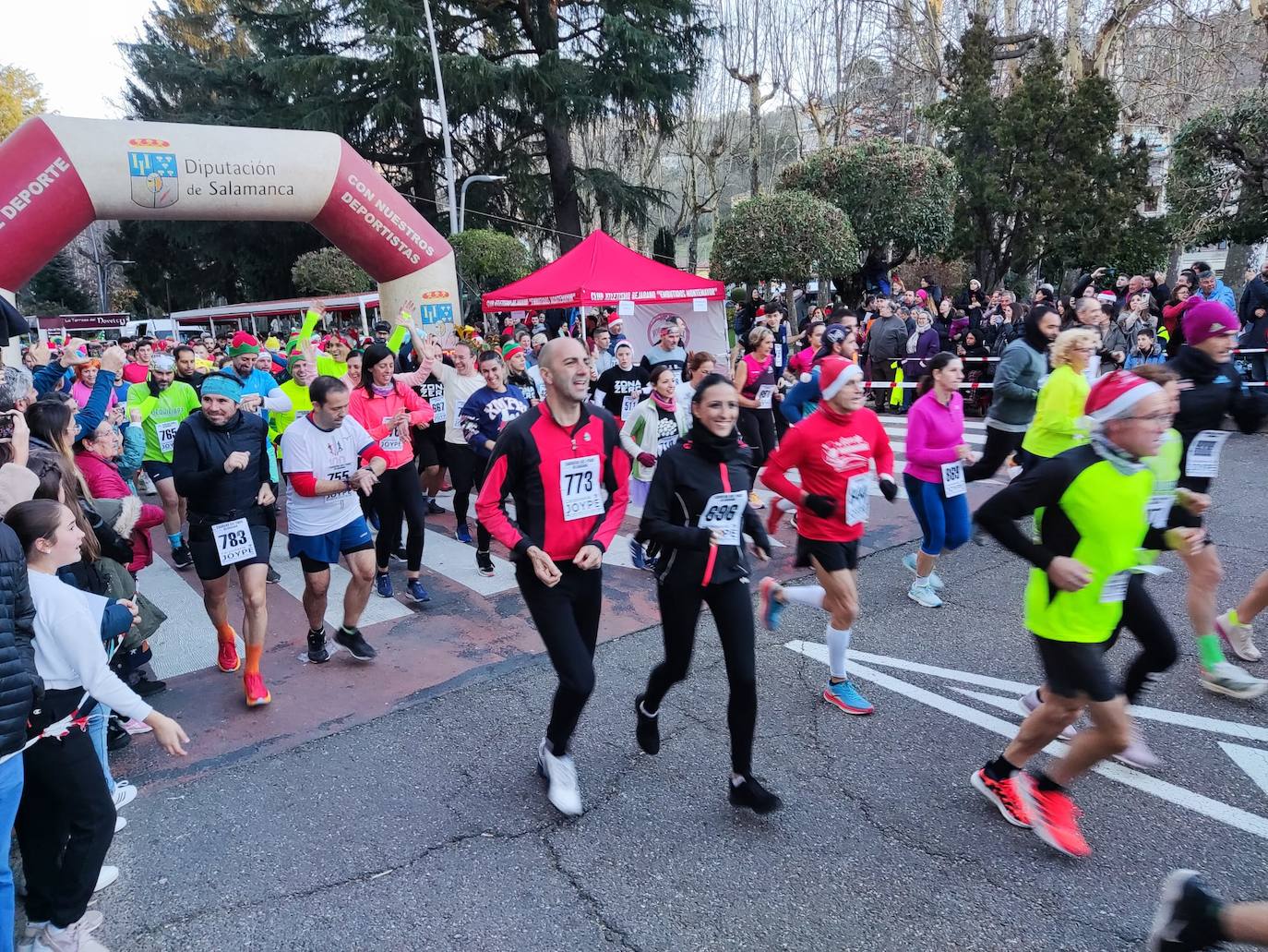 La carrera del pavo llena Béjar con más de 900 corredores