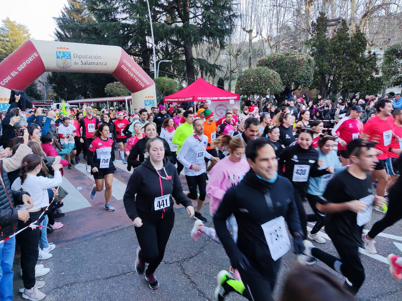 La carrera del pavo llena Béjar con más de 900 corredores