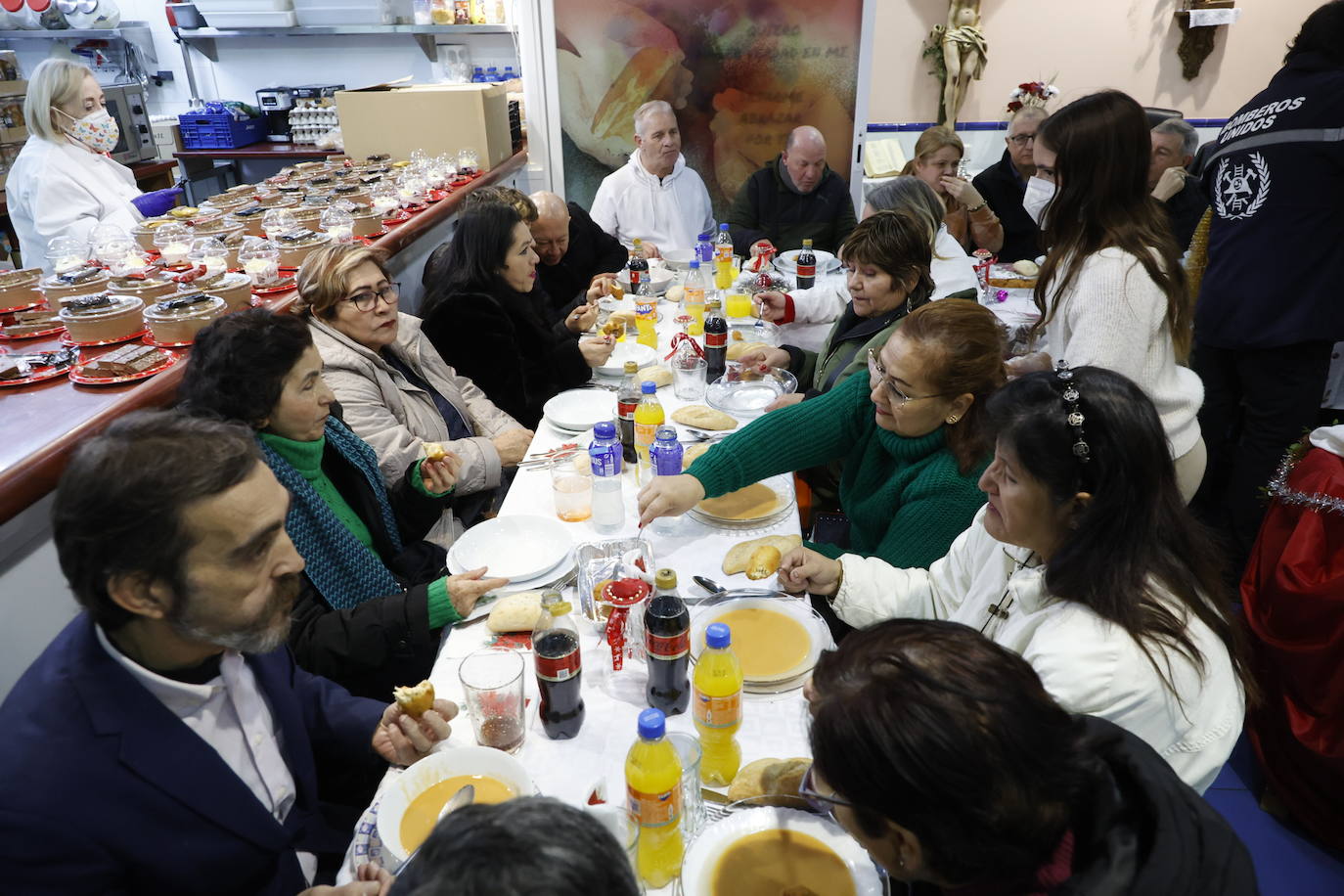 Una Nochebuena mucho mejor gracias al Comedor de los Pobres