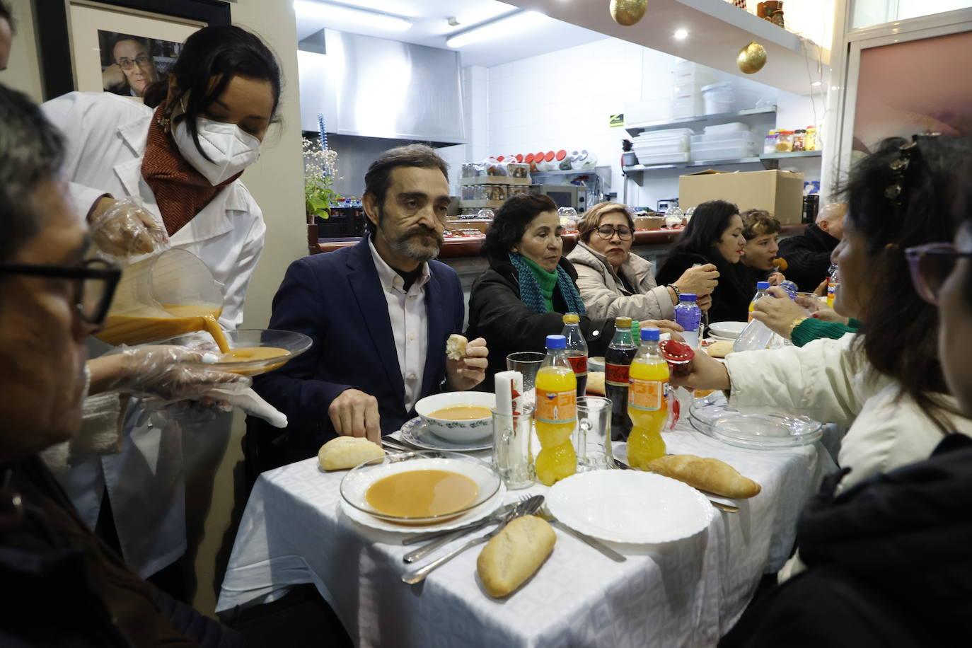 Una Nochebuena mucho mejor gracias al Comedor de los Pobres