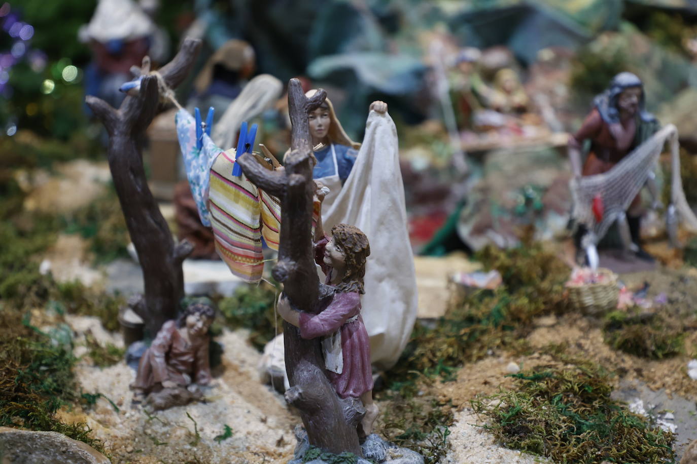 Un belén más allá de la Navidad, unido a la liturgia