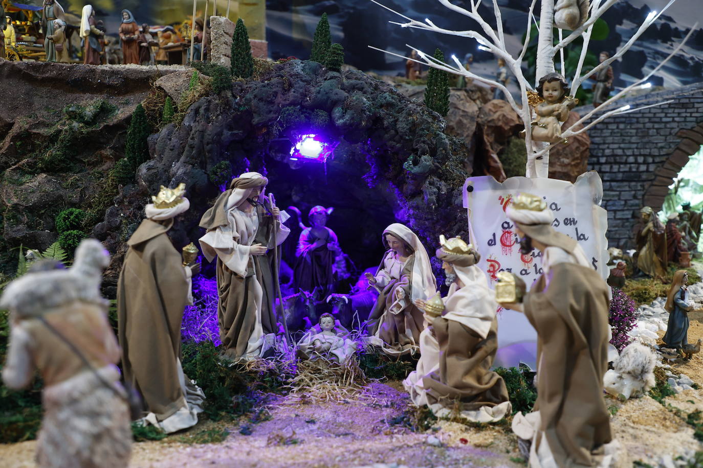 Un belén más allá de la Navidad, unido a la liturgia